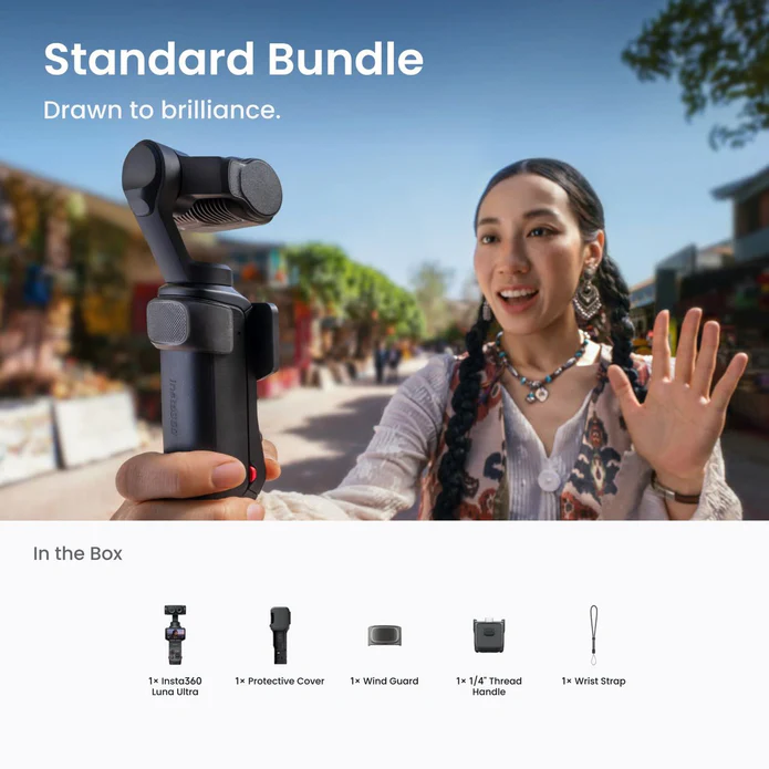 Insta360 Luna Ultra - Flagship Dual-Lens Gimbal Camera