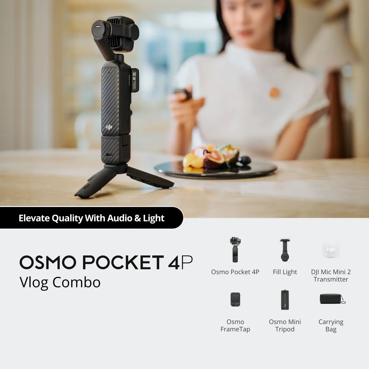 DJI Osmo Pocket 4P Vlog Combo (Creator Combo)